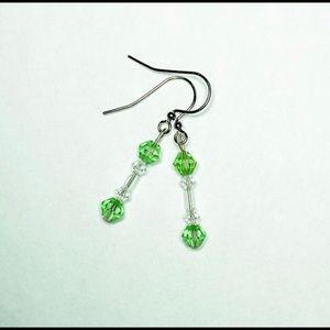Green Hazel Earrings